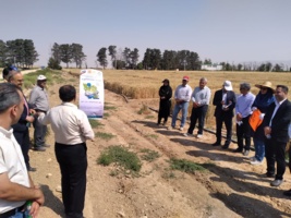 برگزاری رویداد ملی درهای باز کشاورزی در ایستگاه تحقیقات کشاورزی زرقان با حضور مقامات ملی و استانی، مدیران بخش کشاورزی، کشاورزان پیشرو، اصناف کشاورزی و کارشناسان