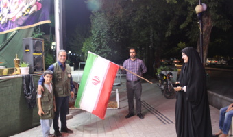حضور مرادی و کارکنان مرکز تحقیقات و آموزش کشاورزی و منابع طبیعی استان فارس در موکب‌های «سنگرسازان بی‌سنگر» و «رقیه خاتون»