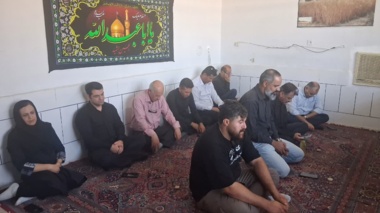 برگزاری مراسم زیارت عاشورا و عزاداری سید و سالار شهیدان(ع) با حضور محققان و کارشناسان ایستگاه تحقیقات کشاورزی داراب