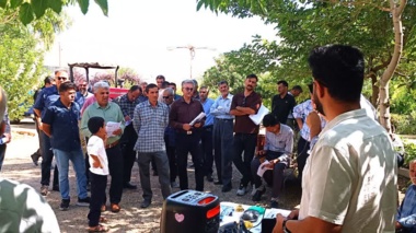 در ایستگاه تحقیقات انجیر استهبان؛ کاربرد نسل جدید تجهیزات سم‌پاشی در مدیریت کنه انجیر با مشارکت محققان مرکز بررسی شد