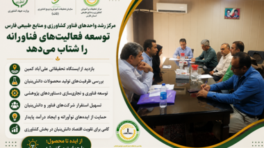 بررسی ظرفیت‌های ایستگاه علی‌آباد کمین برای تولید محصولات فناورانه و تسهیل استقرار شرکت‌های دانش‌بنیان در مرکز رشد