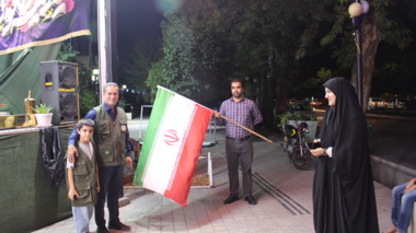 حضور مرادی و کارکنان مرکز تحقیقات و آموزش کشاورزی و منابع طبیعی استان فارس در موکب‌های «سنگرسازان بی‌سنگر» و «رقیه خاتون»